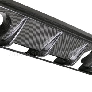 Ford Focus RS Rear Diffuser - Anderson Composites - Type-R - Matte Black - `16-`18